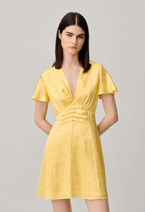 Vestido corto vaporoso
