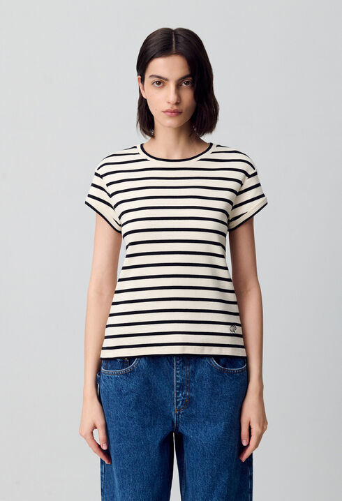 Camiseta marinera manga corta