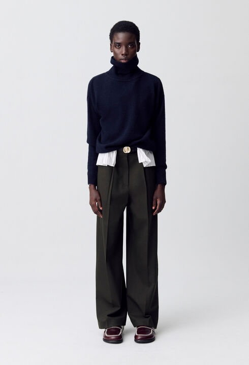 Pantalón de traje ancho