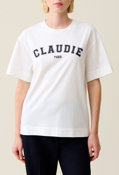 Camiseta de manga corta Claudie Paris