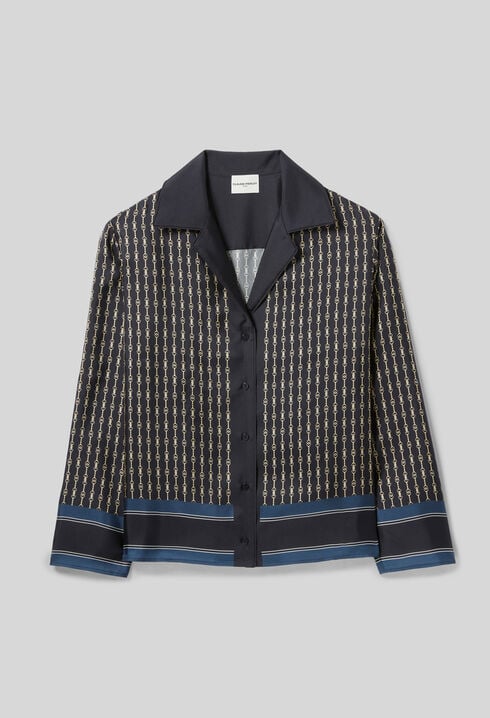 Blusa de seda fluida