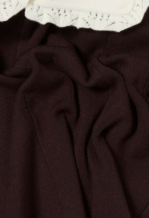 Vestido evas&eacute; punto cuello camisa