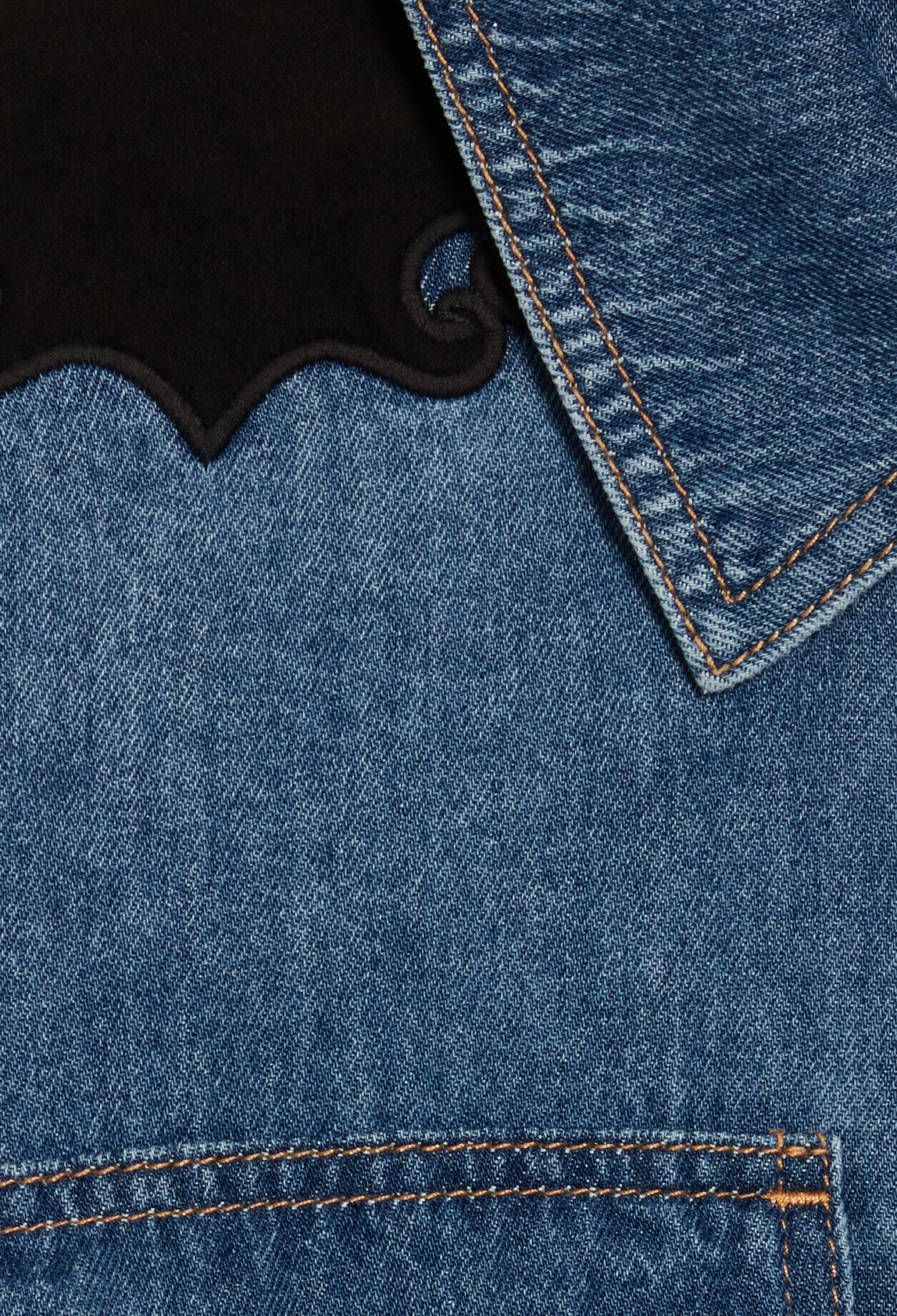 Camisa vaquera azul medio