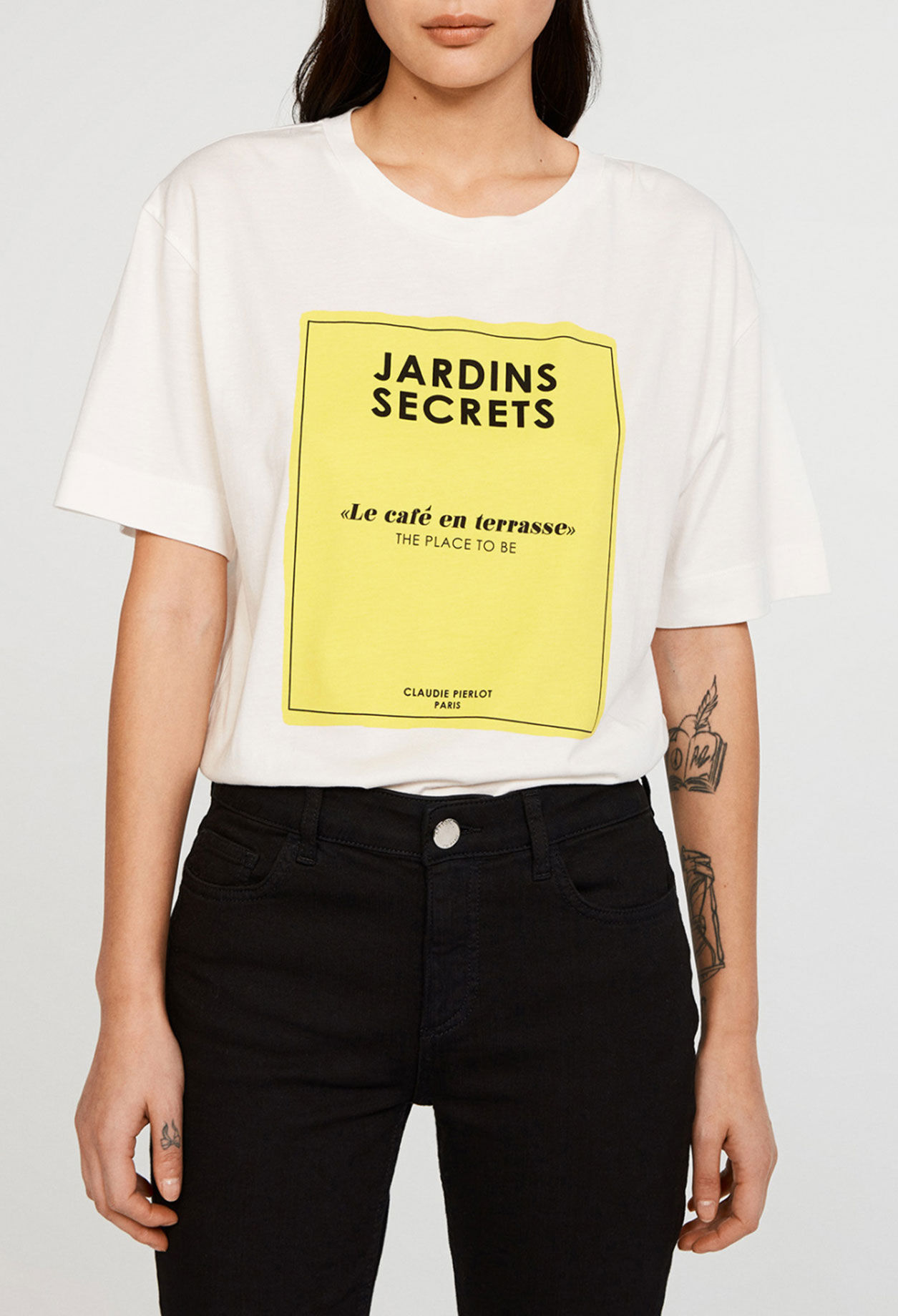 Camiseta serigrafiada de algodón bio