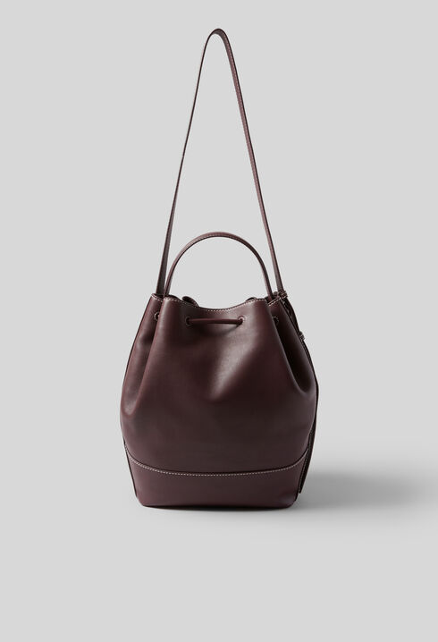 Bolso saco grande de cuero