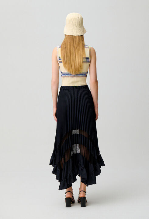 Falda midi