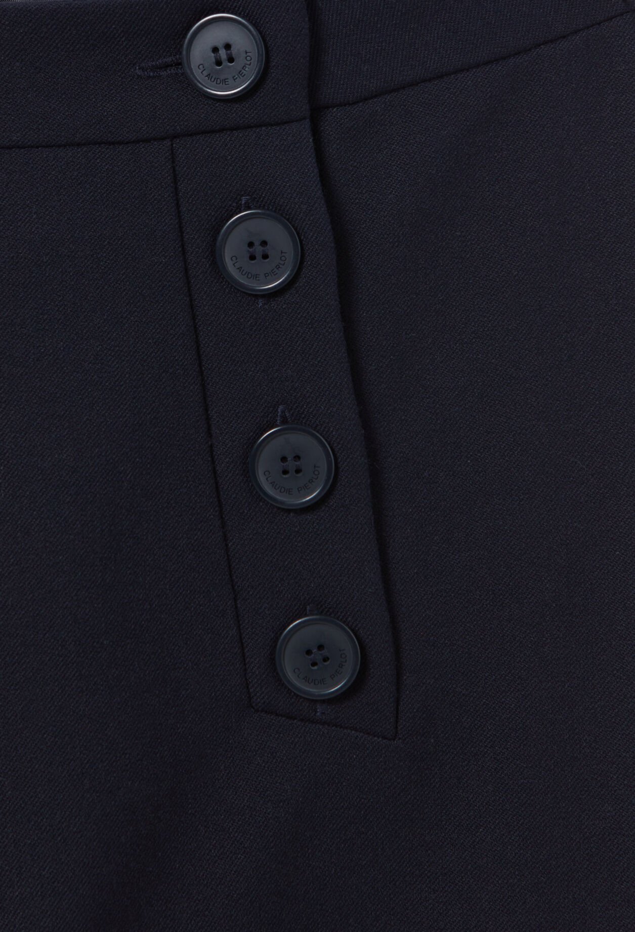 Pantalón recto con botones