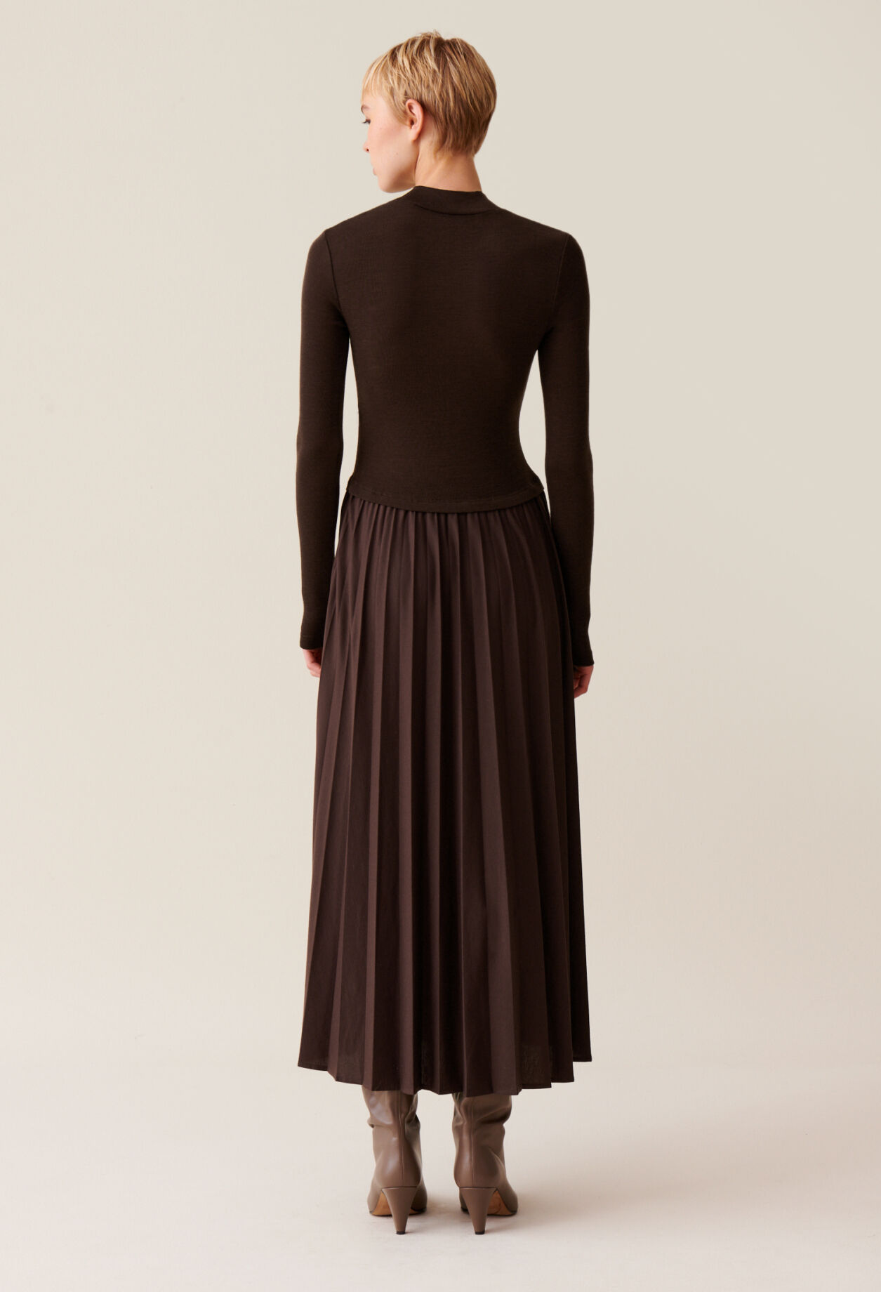 Vestido de punto Twist