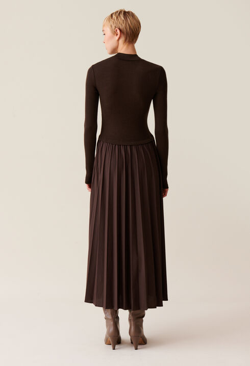Vestido de punto Twist