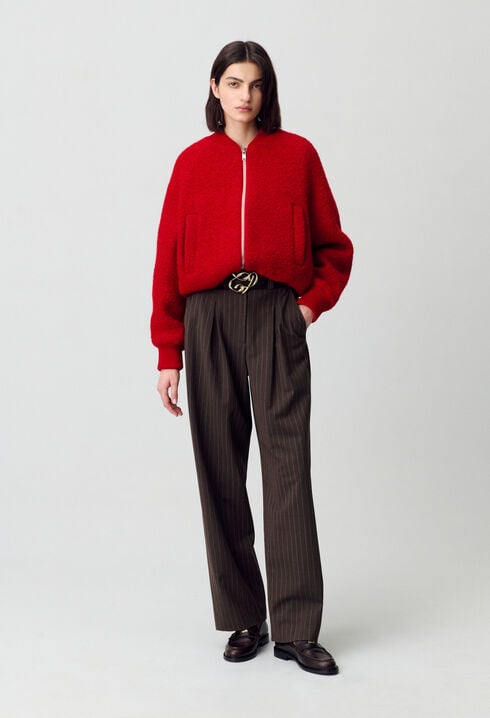 Chaqueta corta estilo bomber