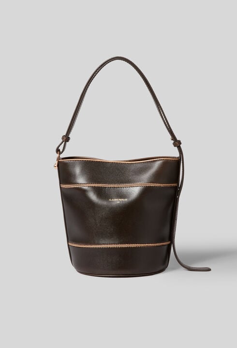 Bolso bombonera Solveig de cuero