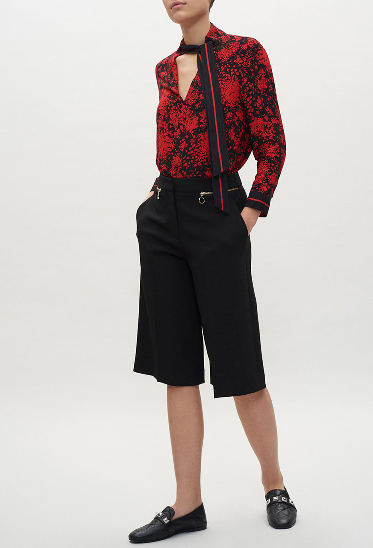 Falda pantalón negra