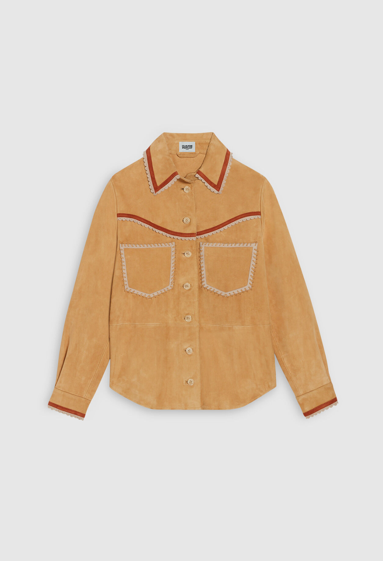 Sobrecamisa de antelina 