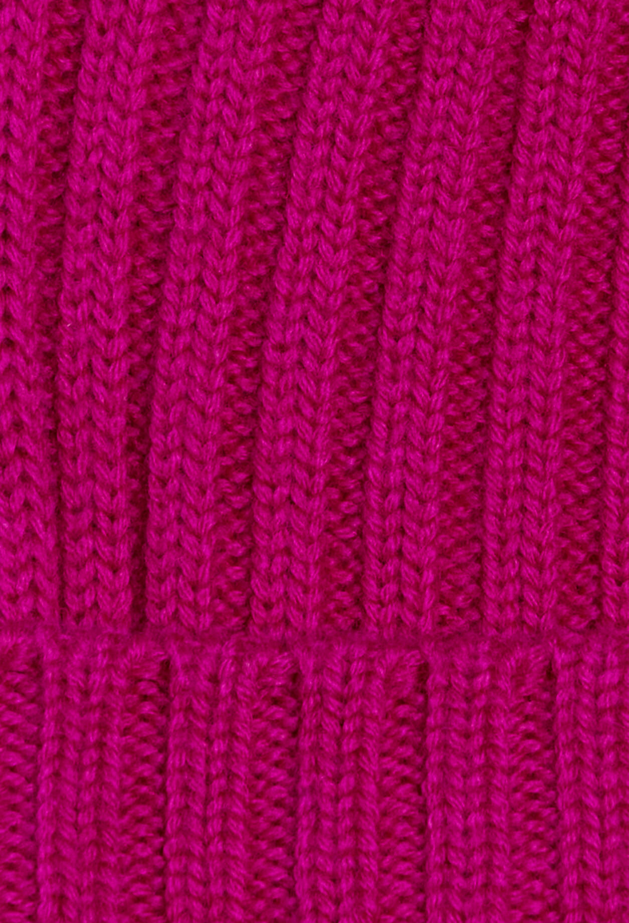 Gorro de punto acanalado