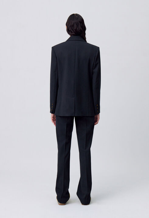 Chaqueta recta de traje