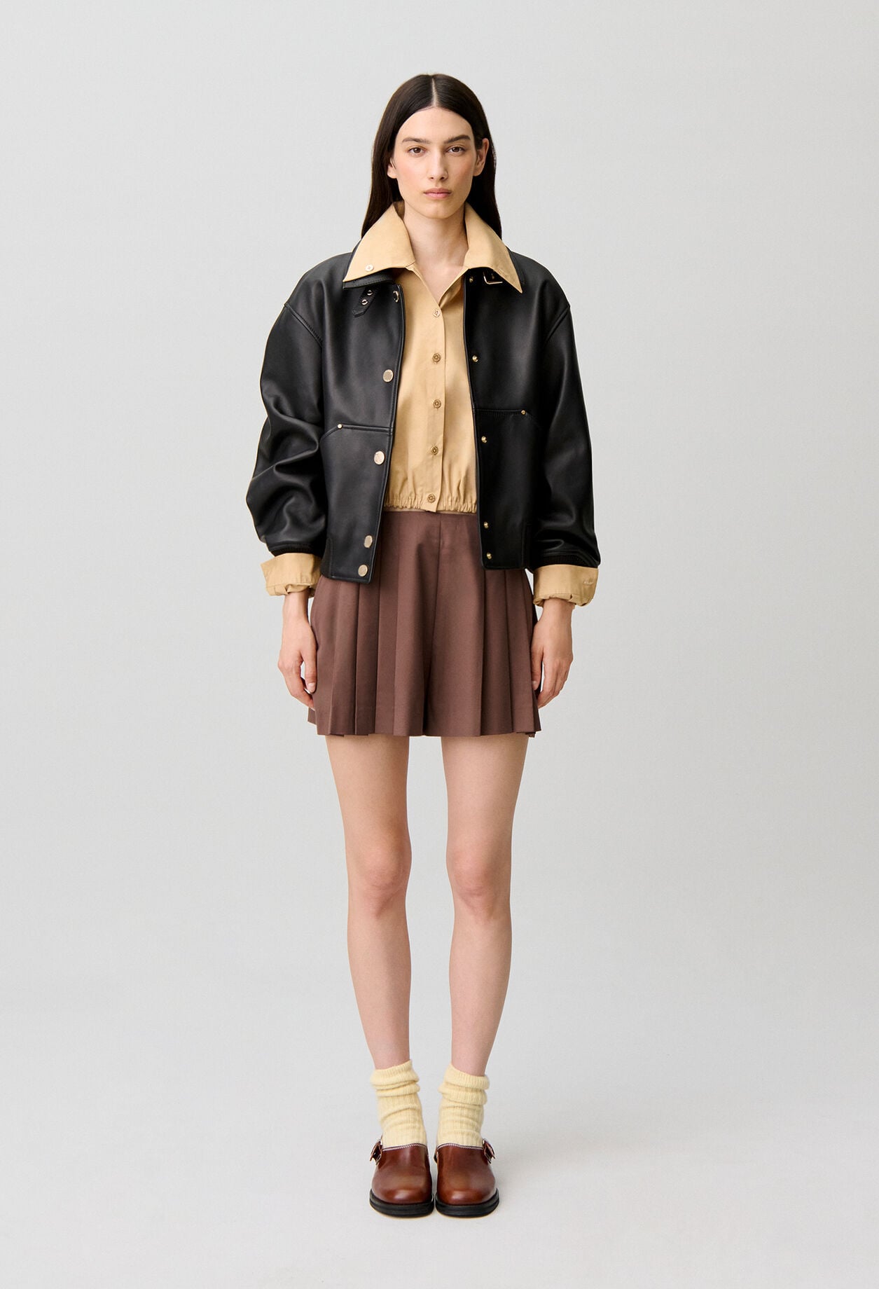 Short ancho de corte recto