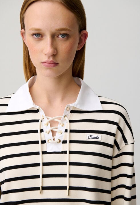Camiseta de rayas marineras