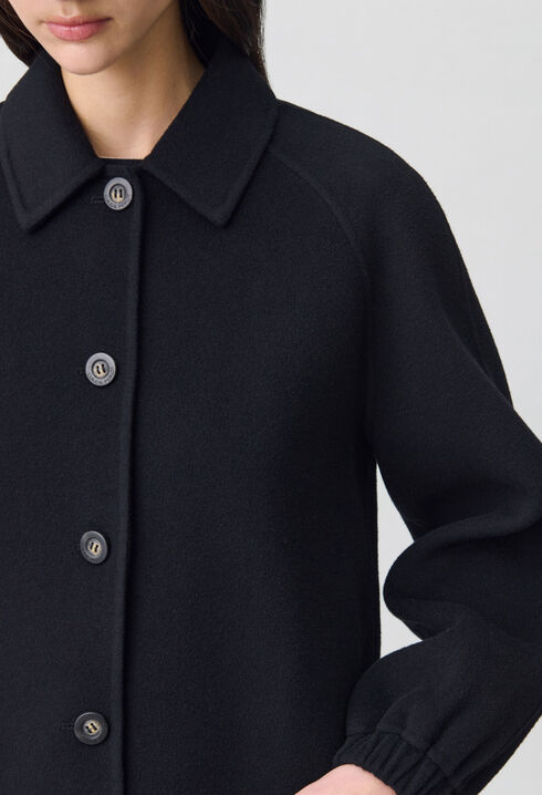 Chaqueta corta cuello camisa