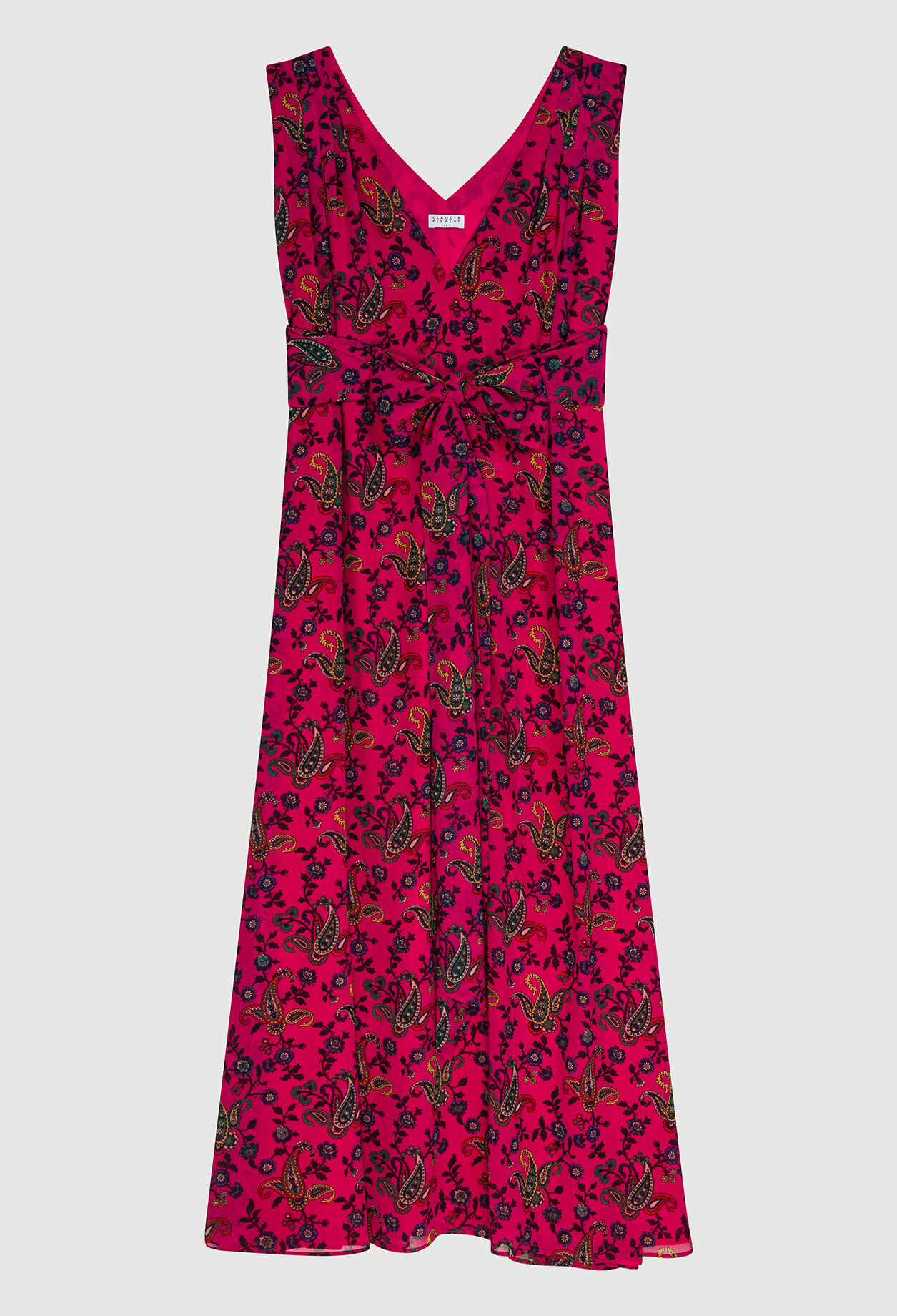 Vestido midi sin mangas