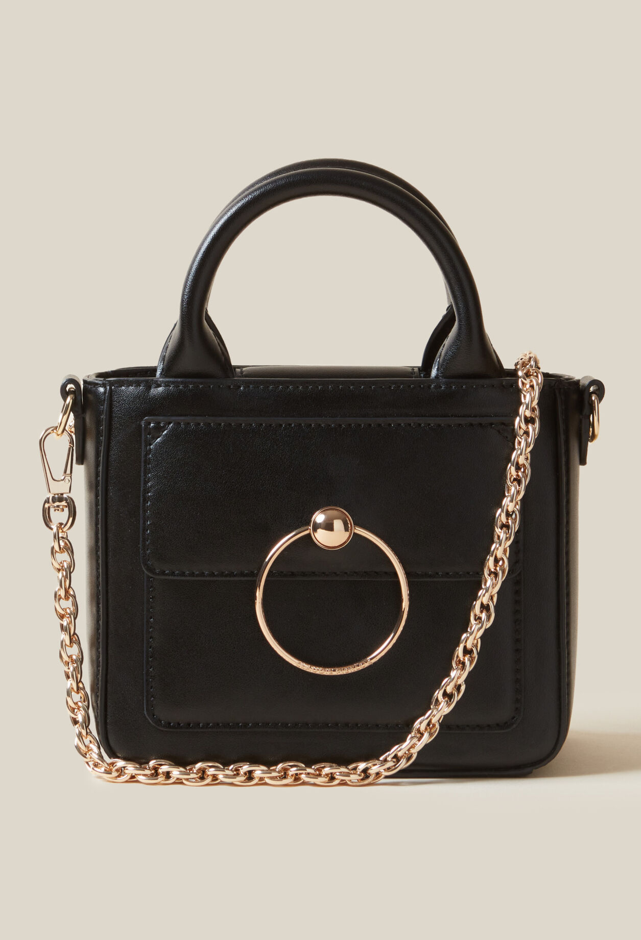 Mini bolso Anouck piel lisa cadena