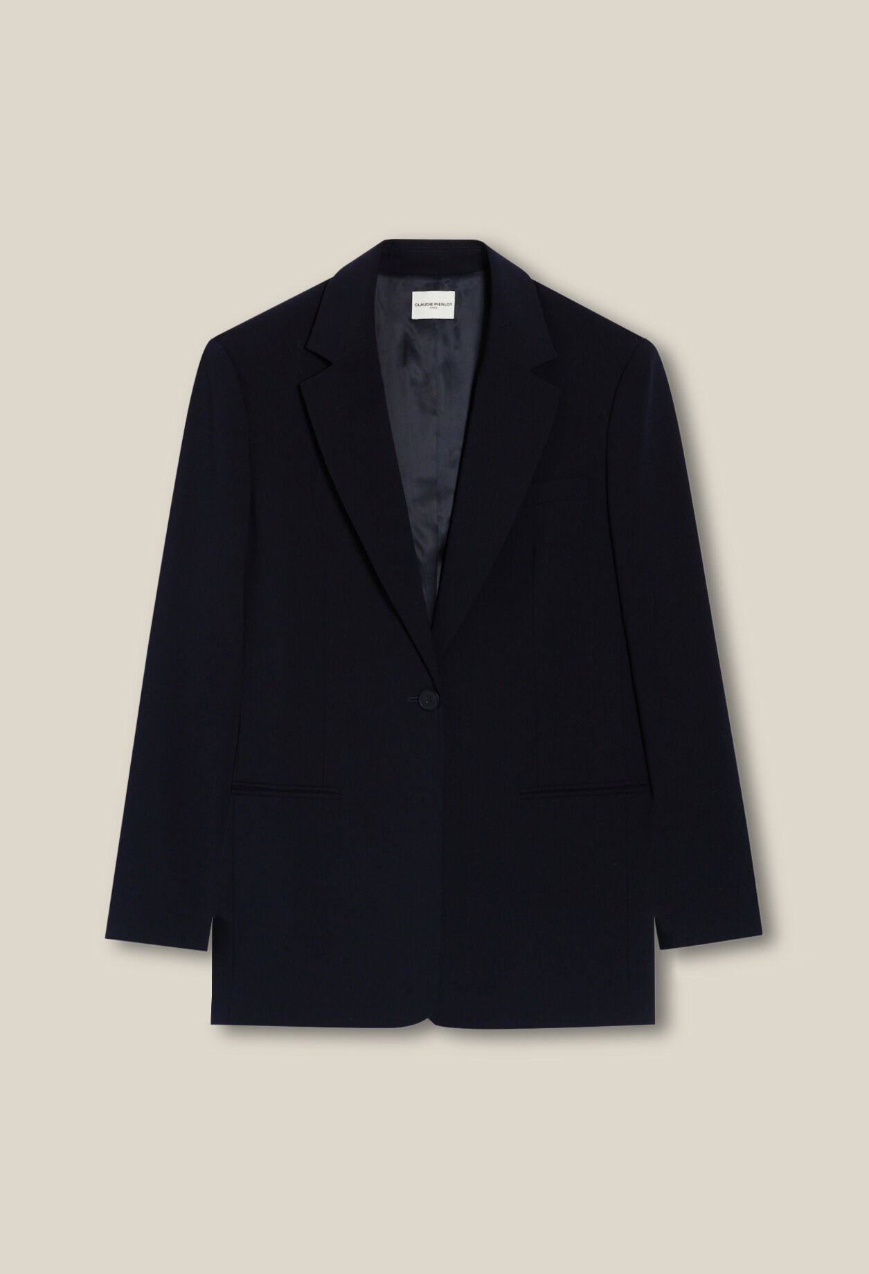 Chaqueta de traje oversize azul marino