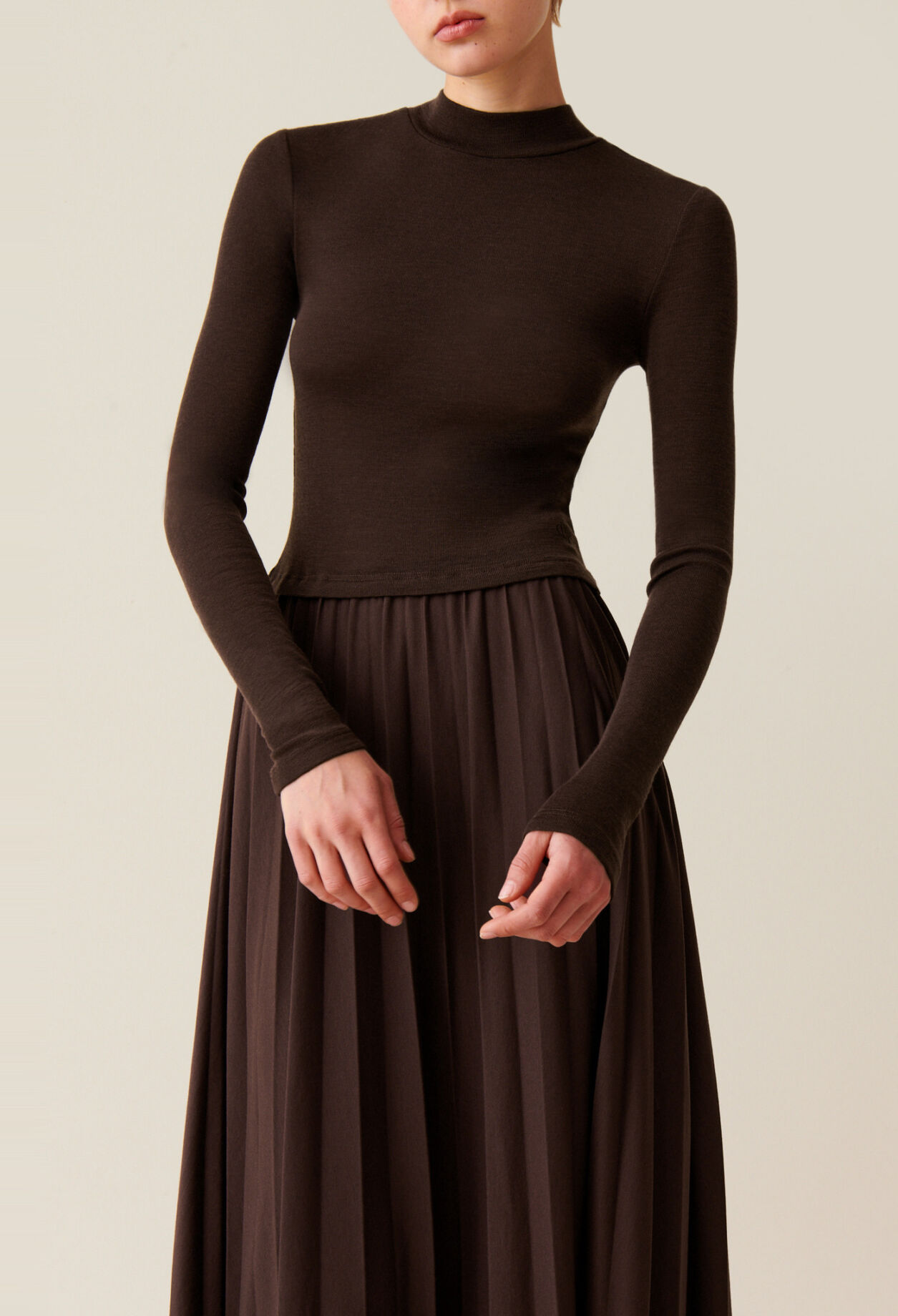 Vestido de punto Twist