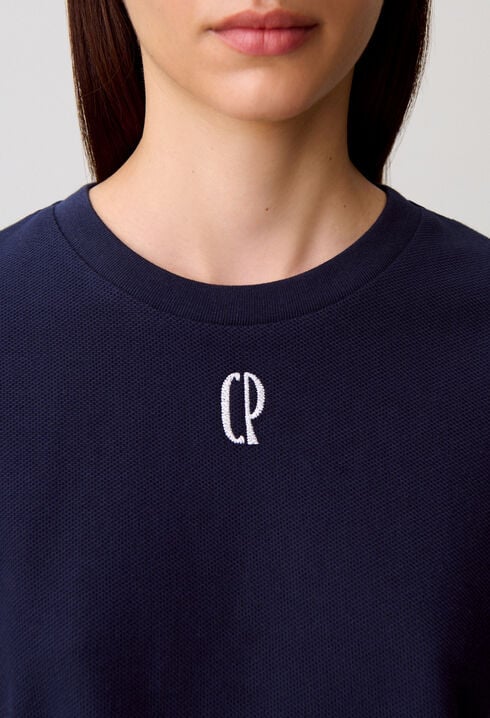 Camiseta de algod&oacute;n bordada
