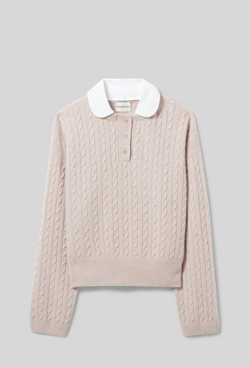 Jersey con cuello bebé.