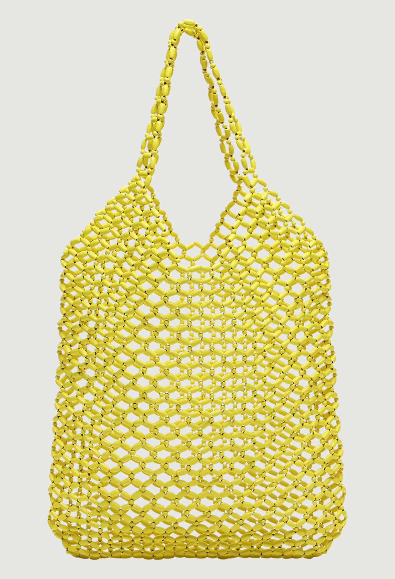 Bolso de perla de madera