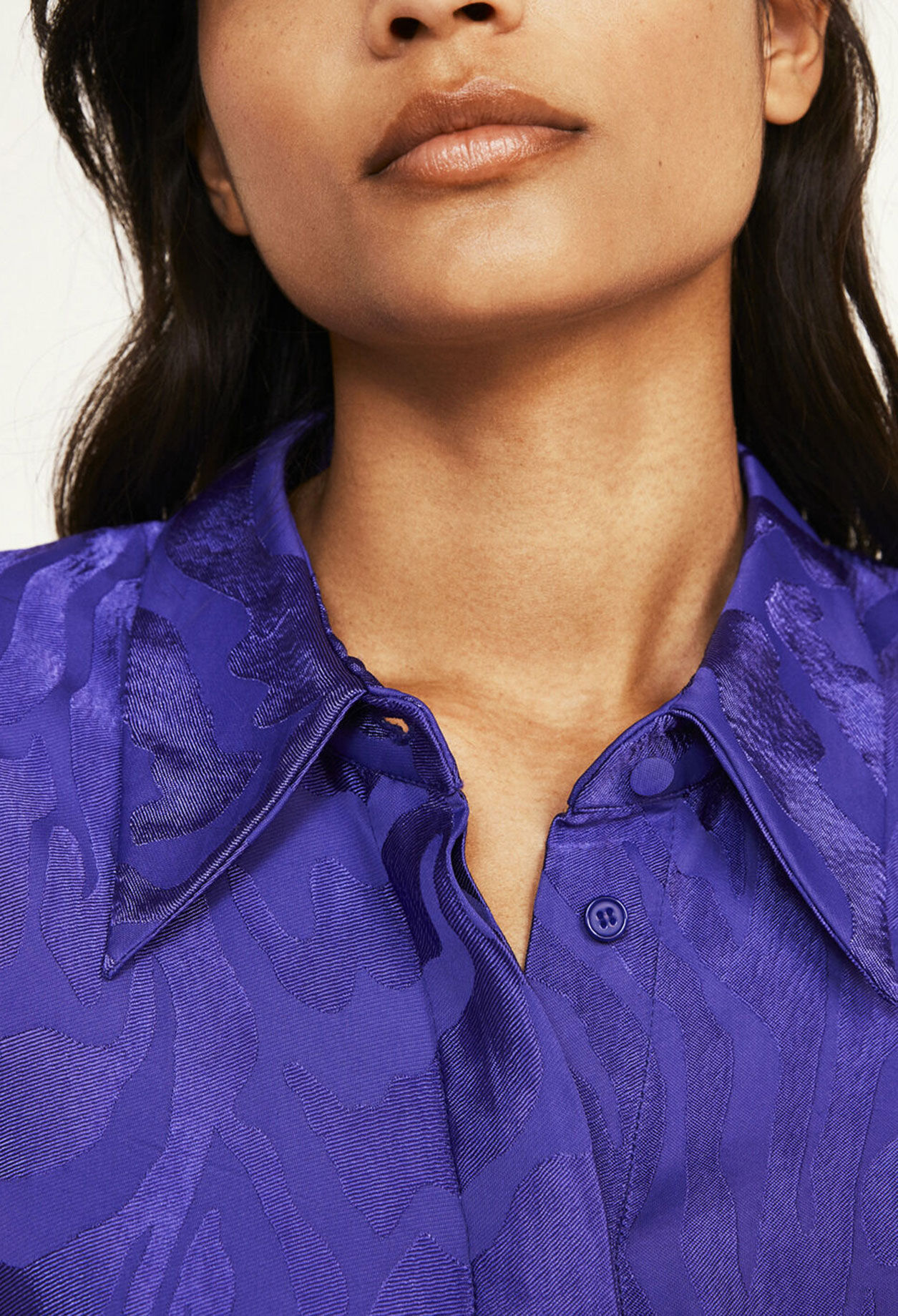 Camisa satinada