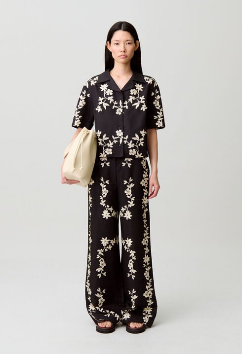 Camisa de flores