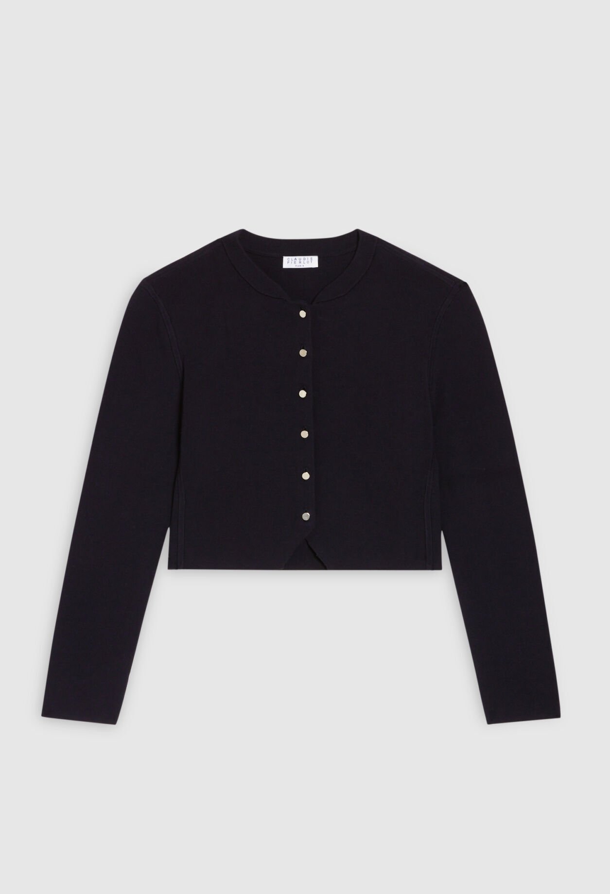 Cárdigan corto de manga larga