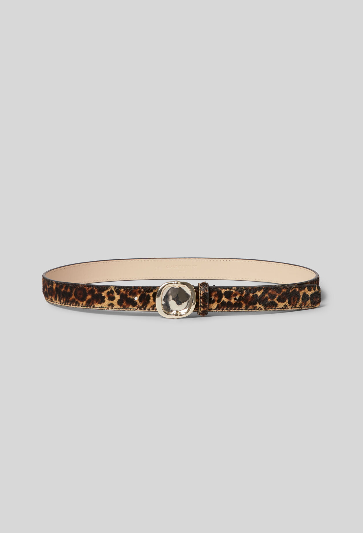 Cinturón piel leopardo