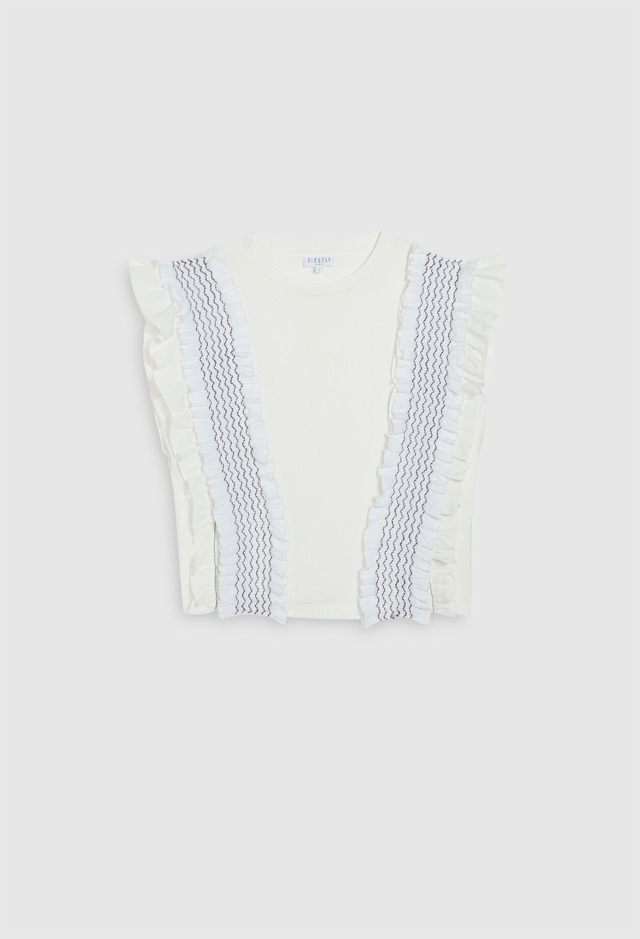 Camiseta con volantes