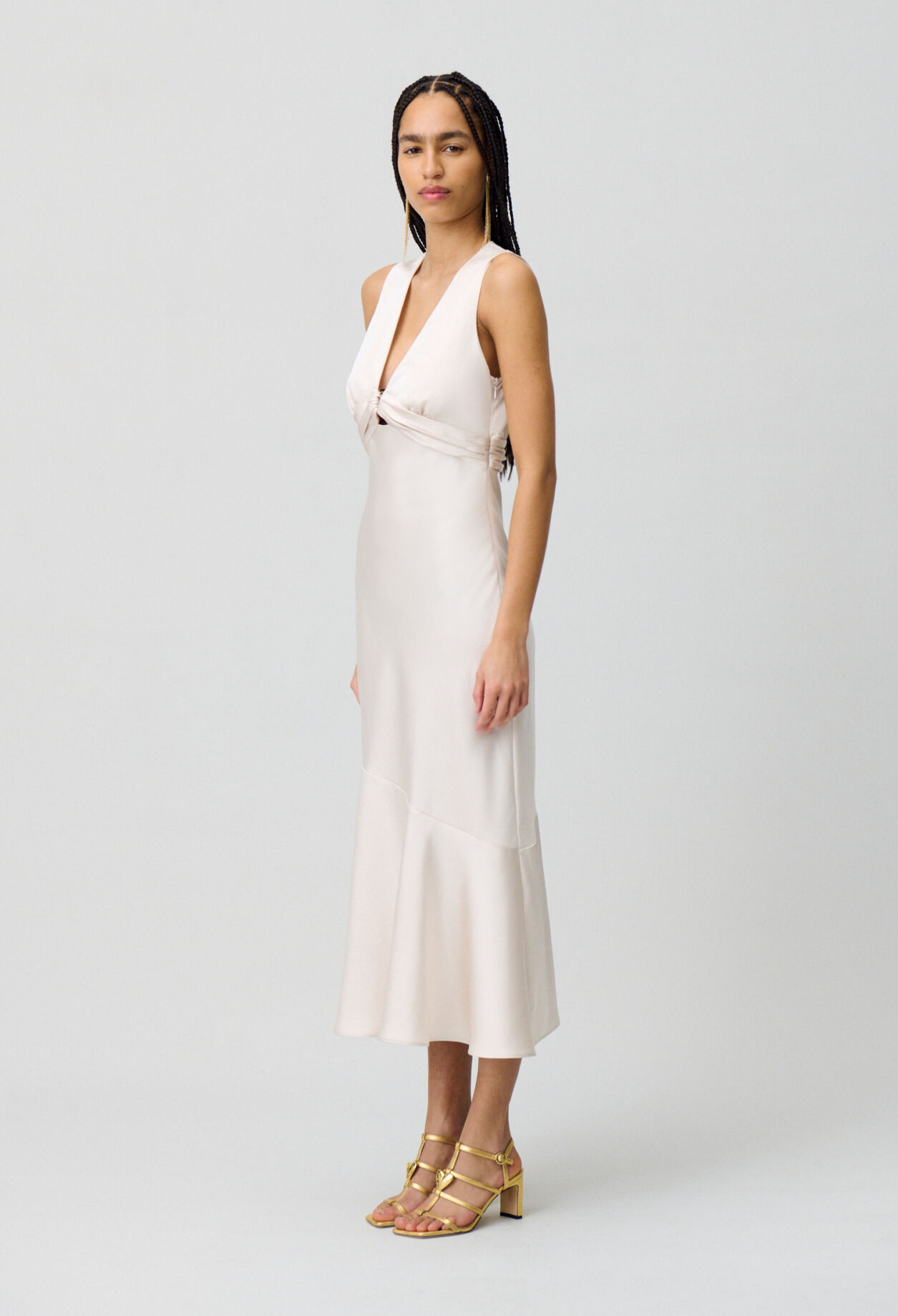Vestido largo fluido