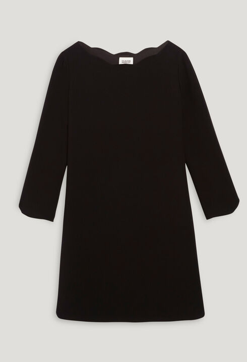 Vestido negro corto