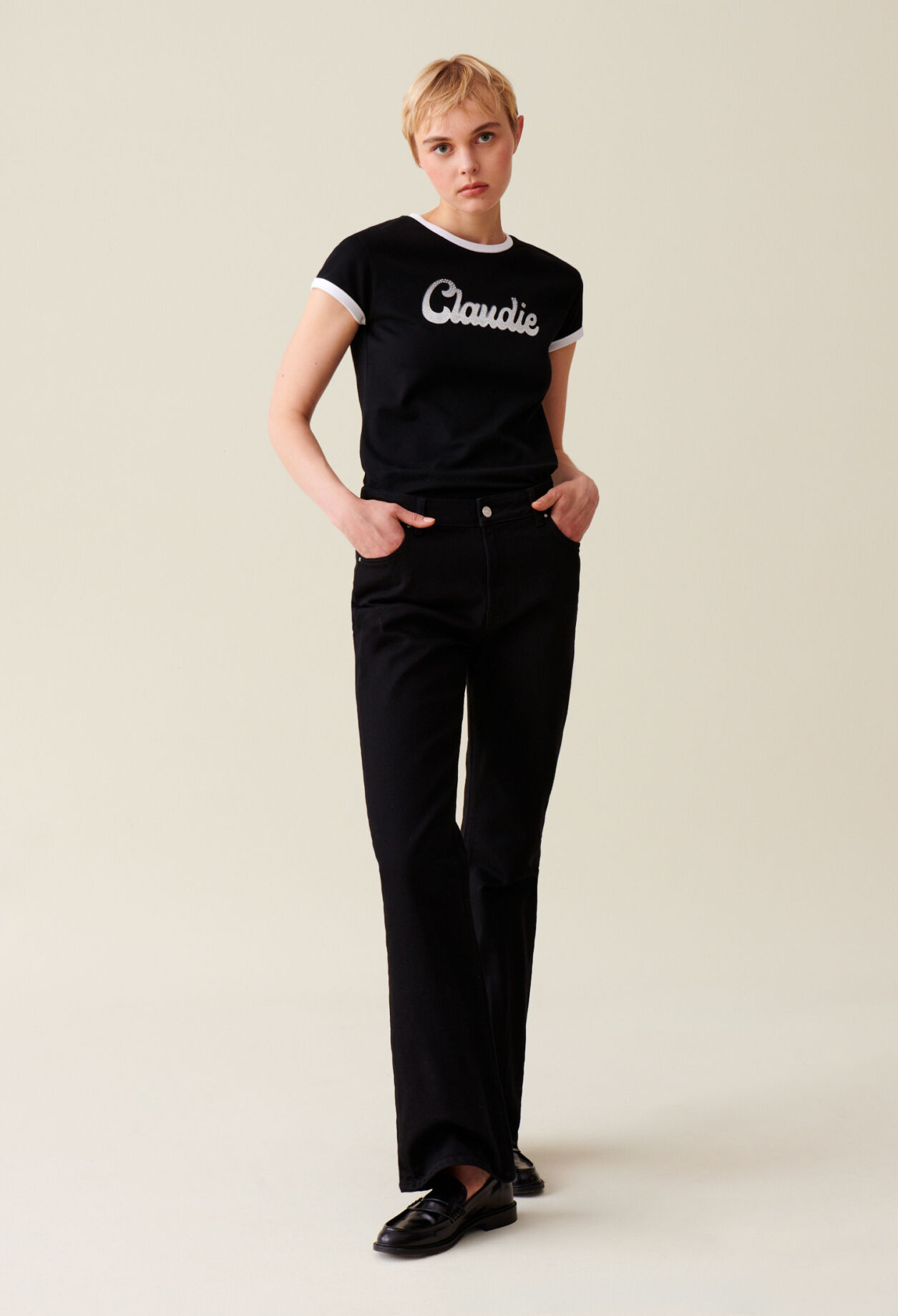Camiseta de algodón Claudie