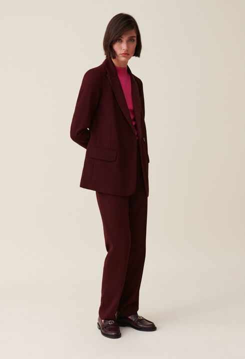 Chaqueta de traje con cinturón