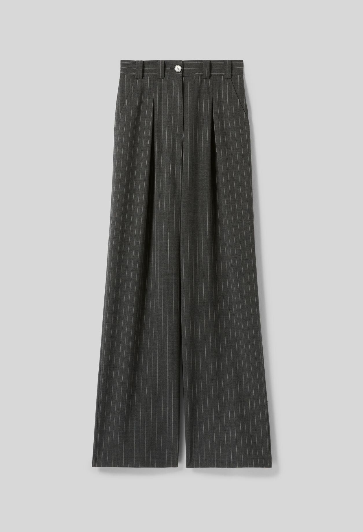 Pantalón recto de talle alto