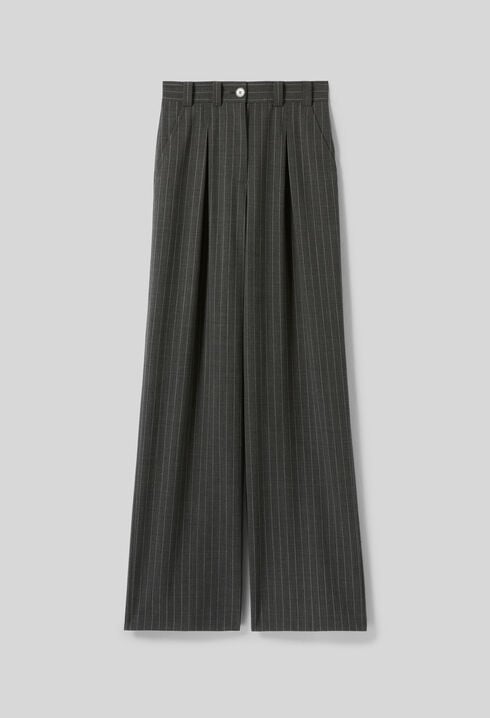 Pantalón recto de talle alto