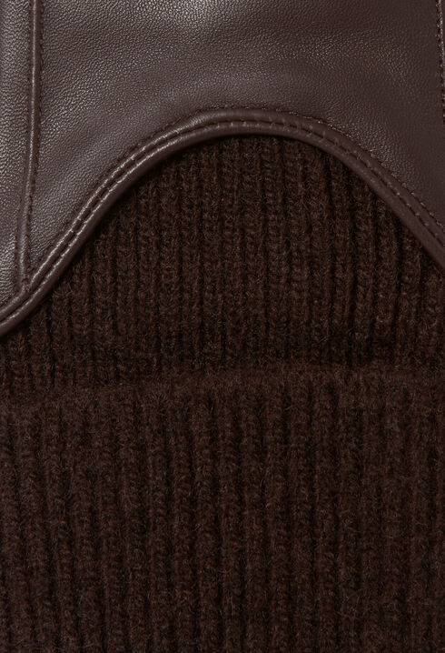 Guantes de cuero y malla