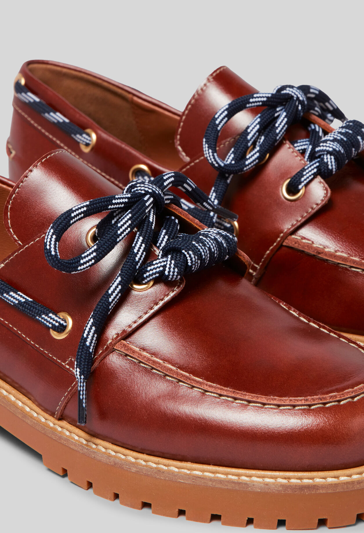 Zapatos Belem n&aacute;uticos de cuero