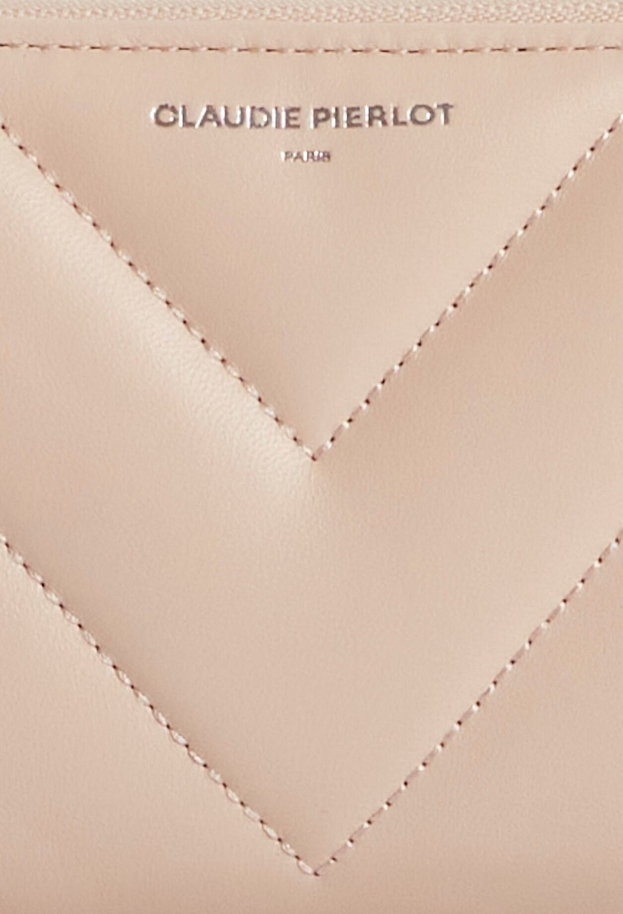 Cartera de piel acolchada