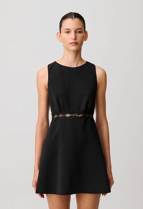 Vestido encaje espalda descubierta