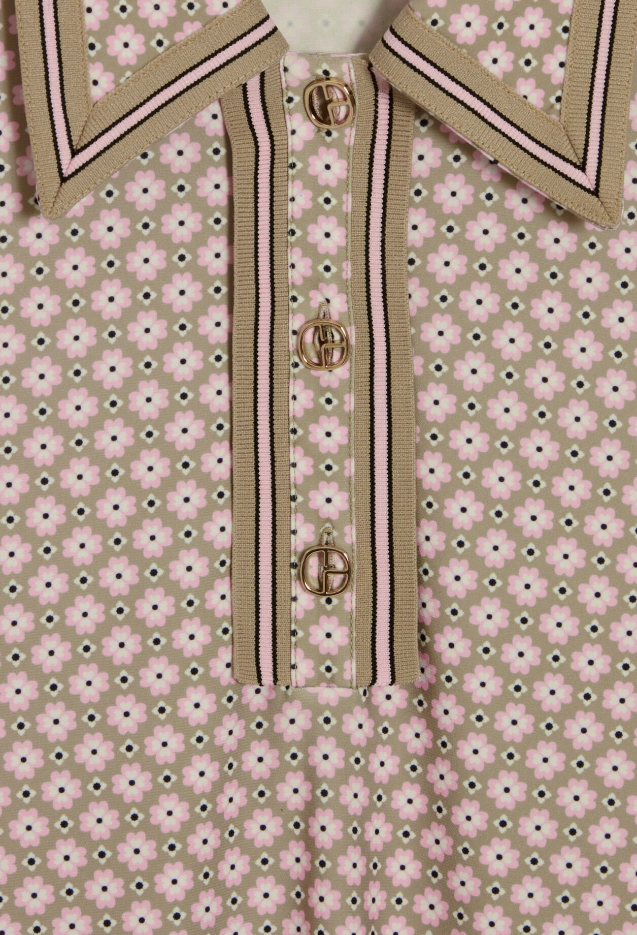 Polo de manga corta rosa