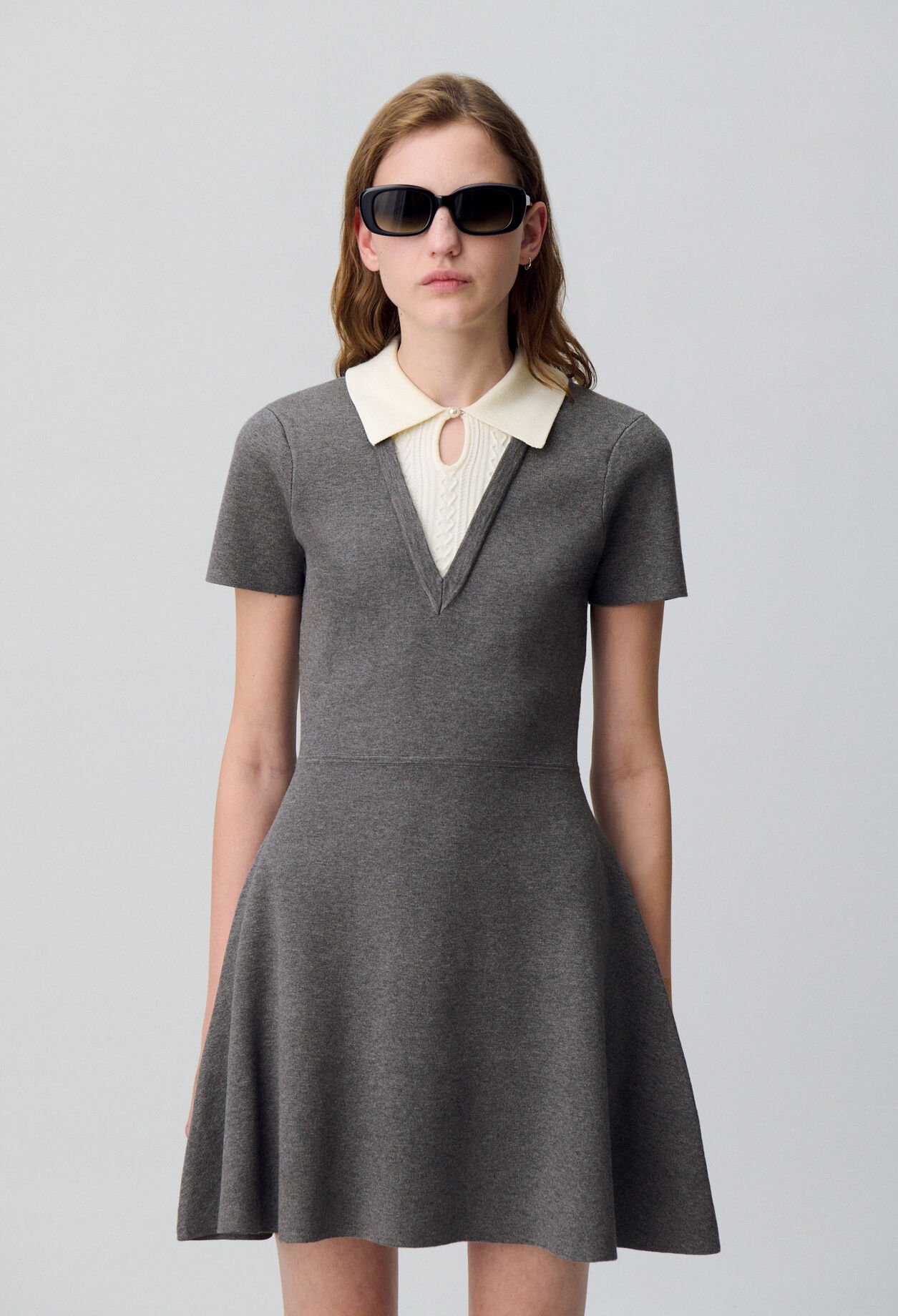 Vestido corto skater