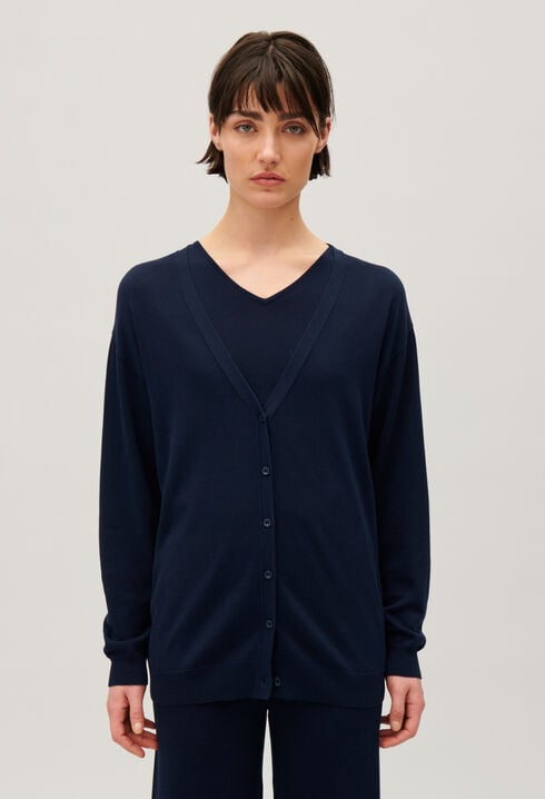 Cárdigan de punto fino