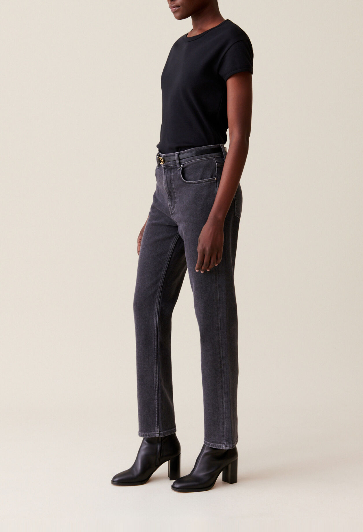 Vaqueros slim Toto gris marengo
