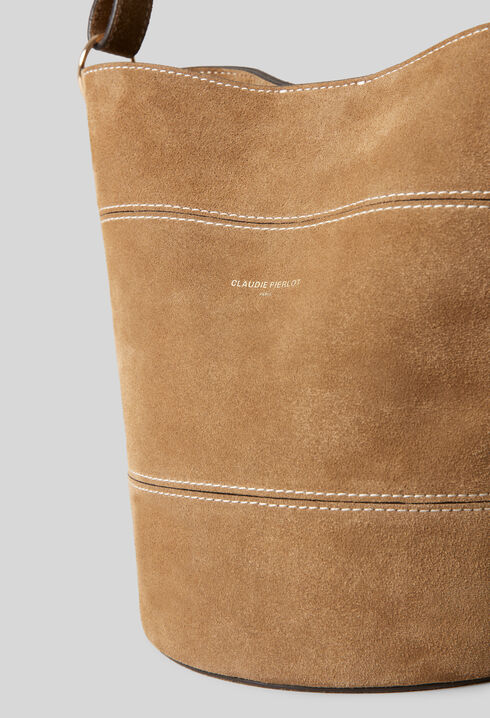 Bolso de ante Solveig tipo cubo