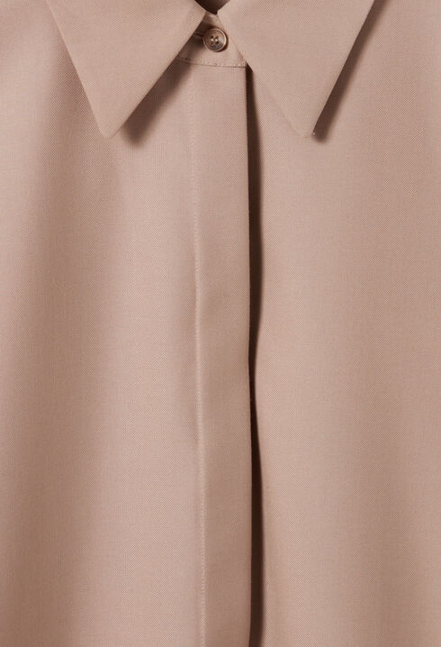 Camisa oversize plisada